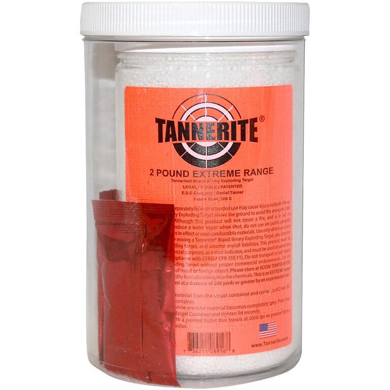 Tannerite 2ET 2 Pound Target Impact Enhancement Explosion White Vapor Rifle Firearm 2 lbs