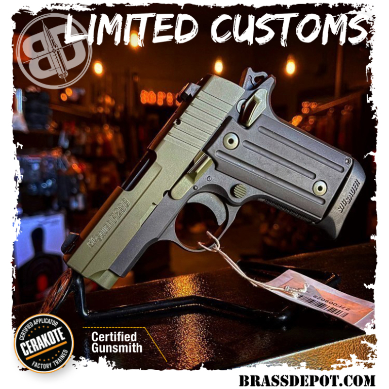 SIG *CA* P238 380 2.7 6R  EXCLUSIVE BD CERAKOTE OD GREEN