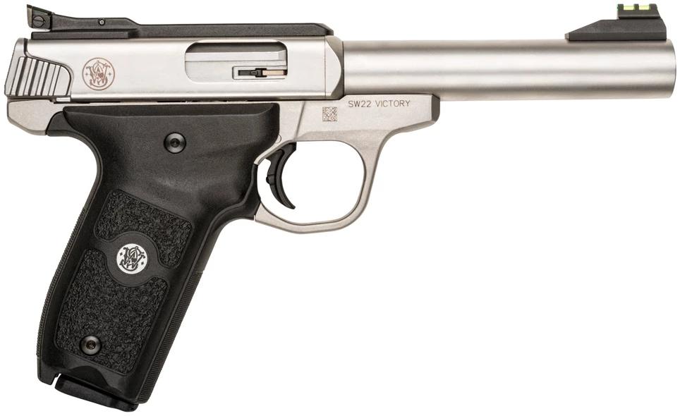 Smith and Wesson SW22 VICTORY 22LR SS 5.5" 10+1 108490|INTERCHANGEABLE BARREL 22 LR - Image 2