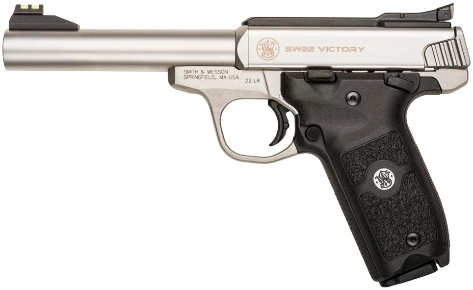 Smith and Wesson SW22 VICTORY 22LR SS 5.5" 10+1 108490|INTERCHANGEABLE BARREL 22 LR - Image 3