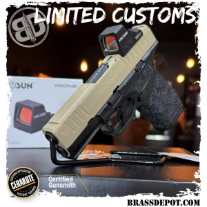 CA Legal - Desert Sand Cerakoted - Springfield Armory HCP9379BOSPCA Hellcat Pro OSP  9mm