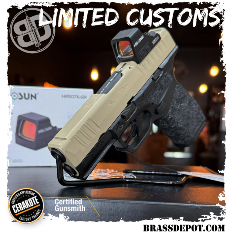 CA Legal - Desert Sand Cerakoted - Springfield Armory HCP9379BOSPCA Hellcat Pro OSP  9mm