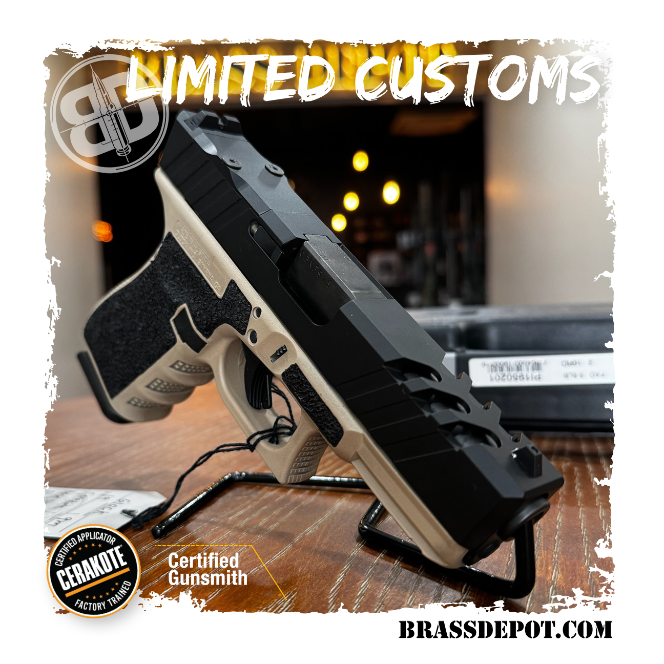 GLOCK 19 G19 Desert Sand *CA [Custom Build]