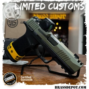 Limited Customs - NEW - Sig Sauer P365 XMacro Comp CA | 3.1" Barrel | 9mm - OD Green w/ Red dot
