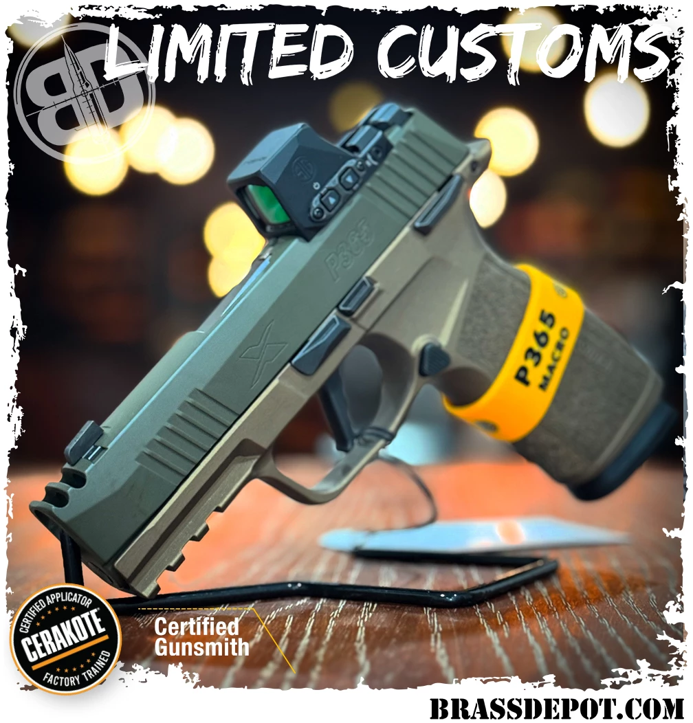 NEW - Sig Sauer P365 XMacro Comp CA | Limited Custom OD Green / Bronze