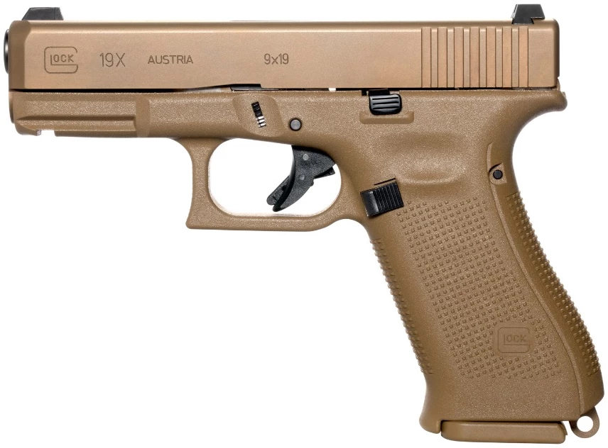 Glock G19X G5 9MM 19+1 4.0" FDE GNS (1)17RD MAG & (2)19RD MAGS 9mm