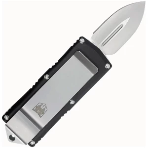 CobraTec Knives BLKOTFMC Money Clip 1.75" OTF Plain D2 Steel Blad