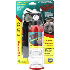 Counter Assault 15067035 Bear Spray Capsaicin Range 32 ft-7 Seconds 10.20 oz Includes Holster