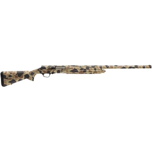 Browning A5 12 Gauge 28in Vintage Tan Camo shotgun side view