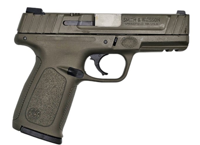 Smith & Wesson SD9VE 9MM 10RD in OD Green, California-compliant