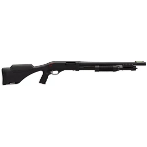 Winchester SXP Shadow Defender 20ga 18in pump shotgun with black synthetic pistol-grip stock