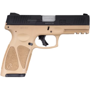 TAURUS G3 9mm pistol tan polymer frame black slide 4 inch barrel two magazines