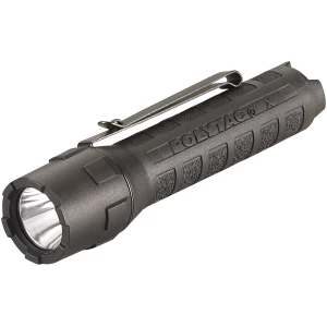 Streamlight PolyTac X 600 lumen dual-fuel flashlight in black