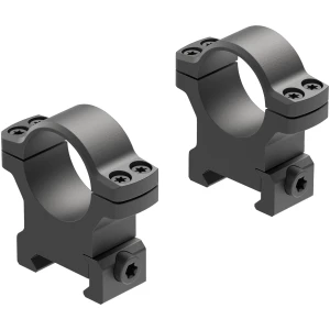 Leupold BackCountry 1 in. High Cross-Slot Scope Rings Matte Black