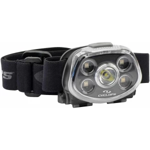 Cyclops Force XP 350-lumen headlamp black with white, red, and green LEDs