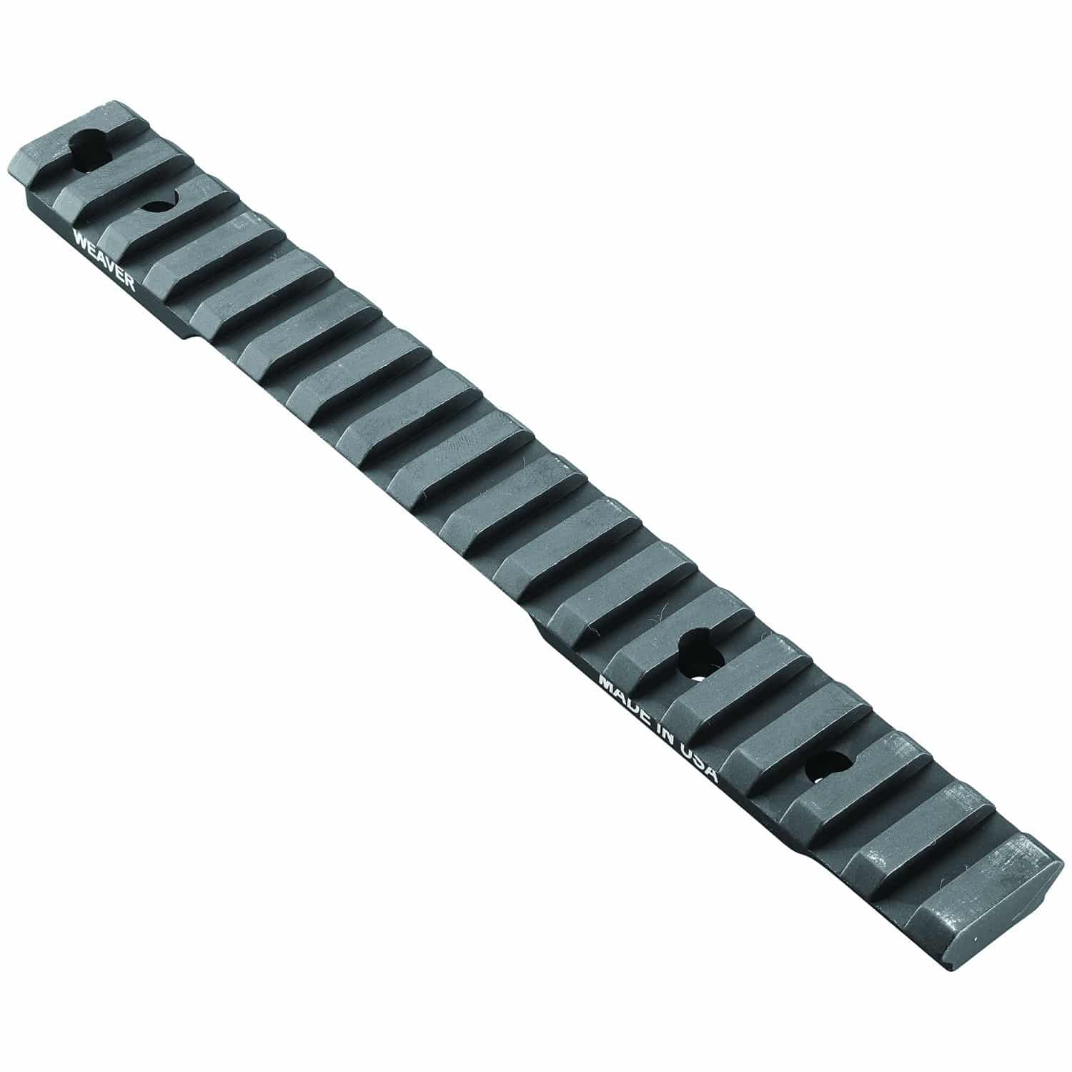 Weaver extended multi-slot Picatinny scope base for Mossberg Patriot SA, matte finish