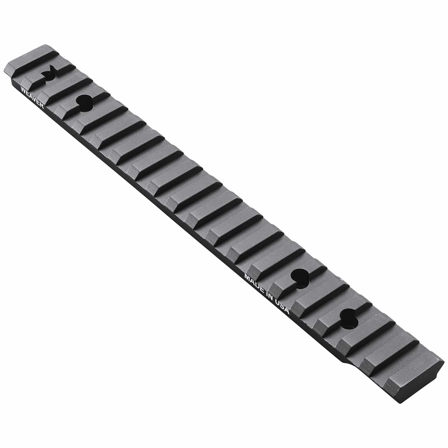Weaver Extended Multi-Slot Base for Savage Axis - black anodized 1-piece Picatinny base