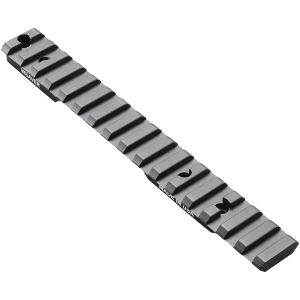 Weaver extended multi-slot Picatinny scope base for Remington 700 short action, black anodized