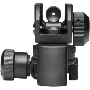 NcStar MARDRS AR15 Rear A2 Backup Iron Sight Black Dual Aperture for AR-15