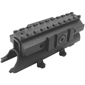 NCSTAR SKS Tri-Rail Receiver Cover 4.80 inch black anodized see-through