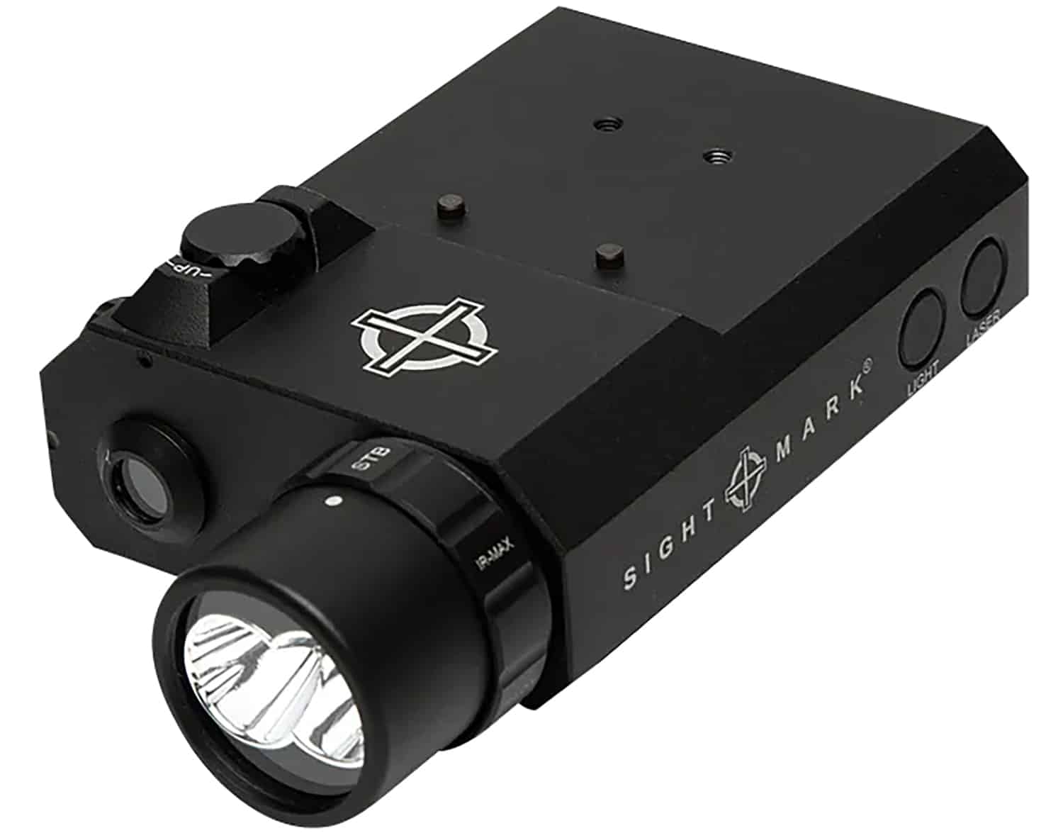 Sightmark SM25013 LoPro combo light and green laser in matte black mounted on rail