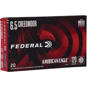 Federal American Eagle 6.5 Creedmoor 120gr Open Tip Match 20rd box