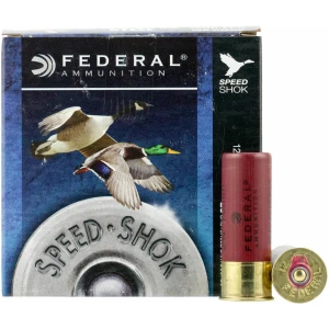 Federal Speed-Shok WF1456 12 gauge 2-3/4" 1-1/8 oz #6 steel shotshell box of 25
