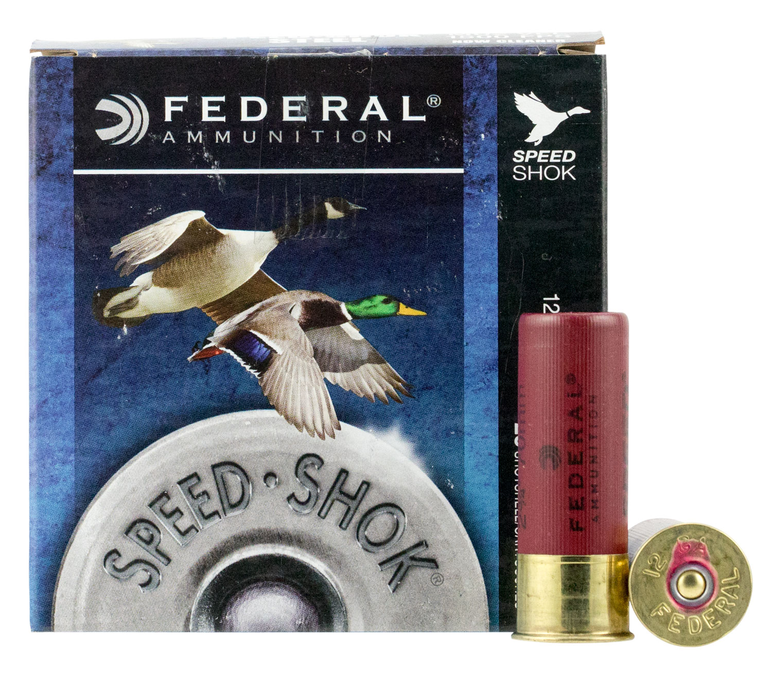 Federal Speed-Shok WF1456 12 gauge 2-3/4" 1-1/8 oz #6 steel shotshell box of 25