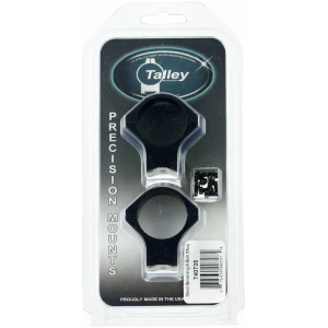Talley 30mm medium-height scope mount rings, anodized black, fits Browning X-Bolt