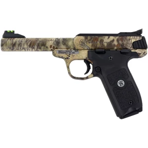 Smith & Wesson SW22 Victory .22 LR 5.5 inch Kryptek Highlander Camo pistol