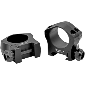 Warne Mountain Tech 1-inch Low matte scope rings, 7075-T6 aluminum, Picatinny/Weaver compatible