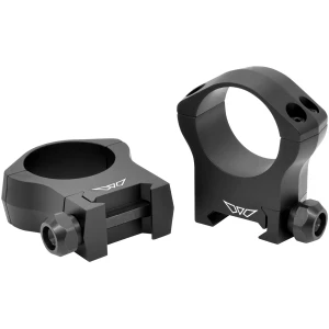Warne Mountain Tech 30mm High Matte Picatinny Scope Rings pair