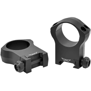 Warne Mountain Tech 30mm Ultra High scope rings matte black 7075 T6