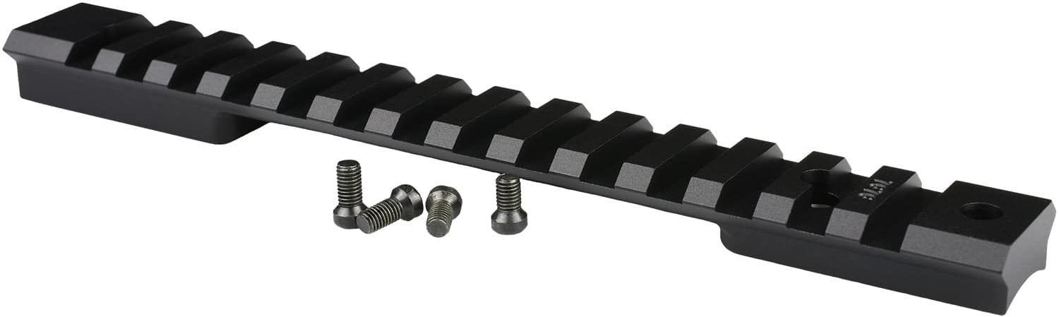 Warne 7676M Mountain Tech Picatinny rail for Winchester Model 70 Long Action, matte black