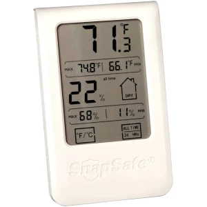 SnapSafe Hornady 75909 hygrometer gray large LCD display