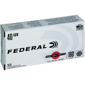Federal RTP40180 Range & Target .40 S&W 180gr FMJ 50-round box