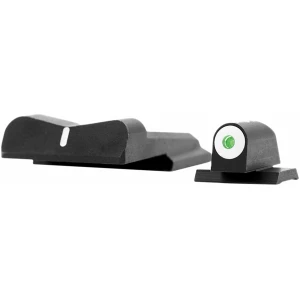 XS Sights SW0019S3 DXW Big Dot Night Sights-Smith & Wesson  Black | Green Tritium White Outline Front Sight White Stripe  Rear Sight