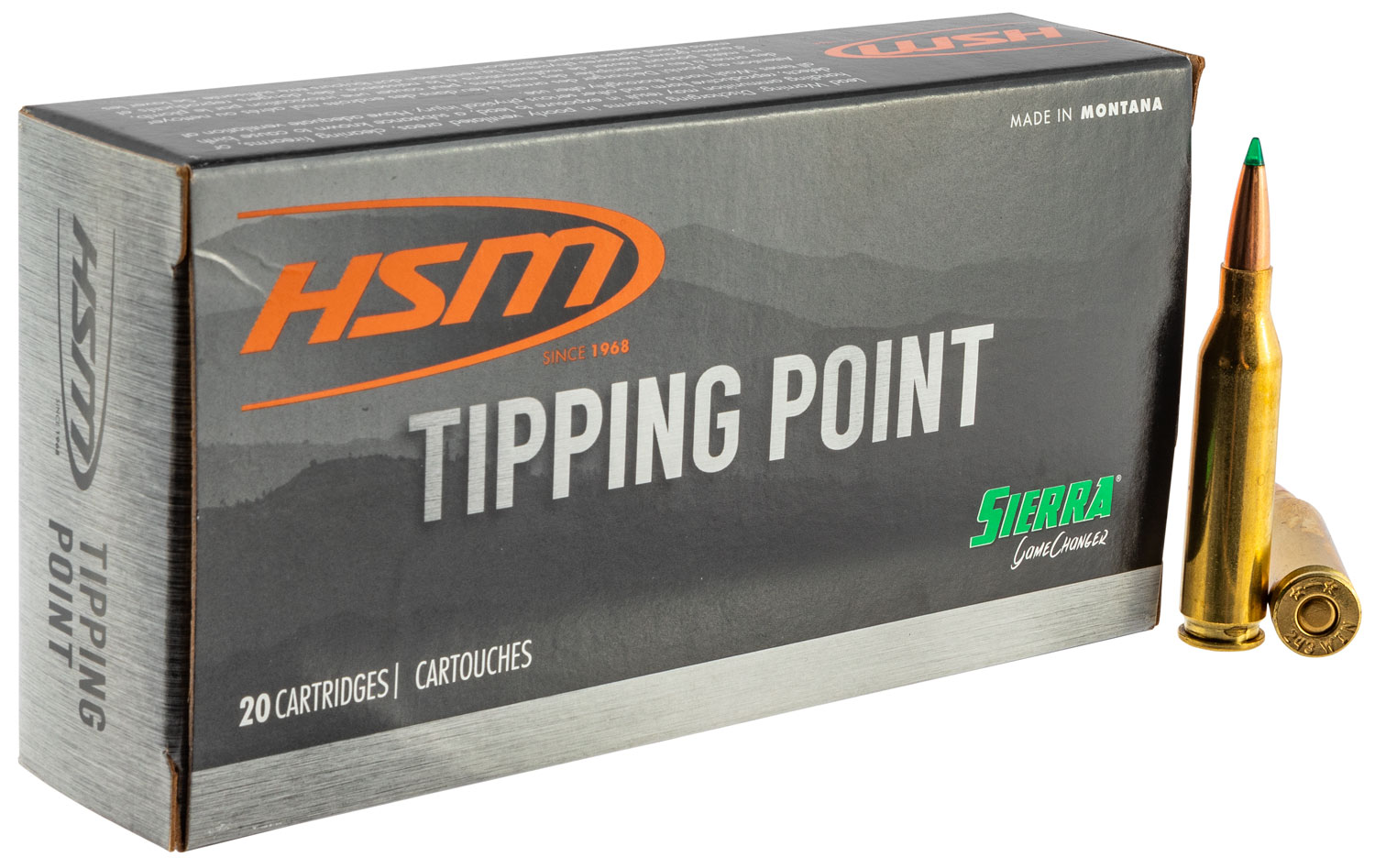 HSM Tipping Point 2 .270 Win 150gr SST 20rd box ammunition
