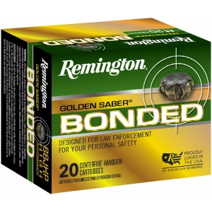 Remington Golden Saber Bonded 45 ACP 185 gr BJHP 20-round box