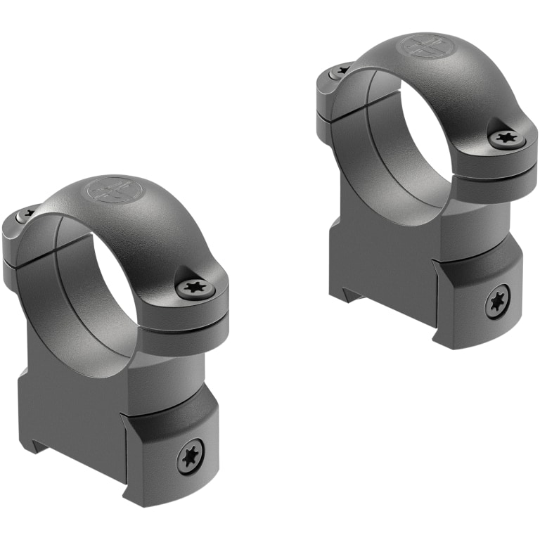 Leupold RM CZ 550 1" High Matte ring mounts, 1" tube, pair
