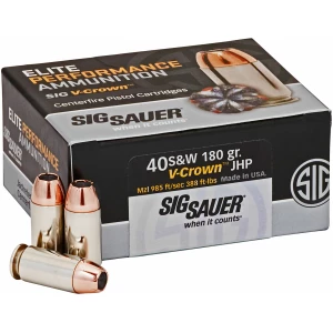 Sig Sauer Elite V-Crown .40 S&W 180 gr JHP 50rd box