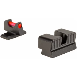 Trijicon 601050 Fiber Sights  Red/Fiber Optic Front Sight-Black/Blank Rear Sight Sig Sauer P225/P226/P228 #8 Front/#8 Rear