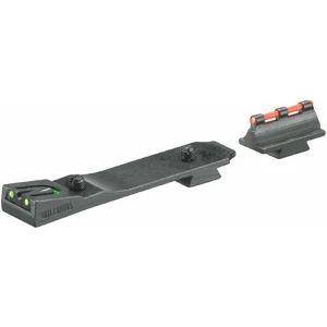 Ruger 90340 Fire Sight Sight Set Ruger 10/22 Black Fiber Optic Red Front/Green Rear Black