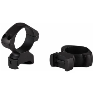 Konus 30mm high steel riflescope rings matte black for Picatinny/Weaver