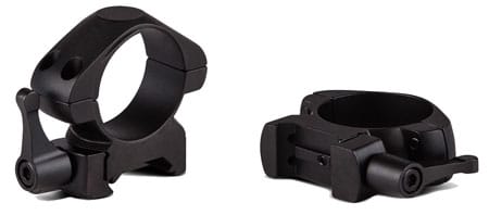 Konus 7410 30mm steel quick-release scope rings, medium matte black
