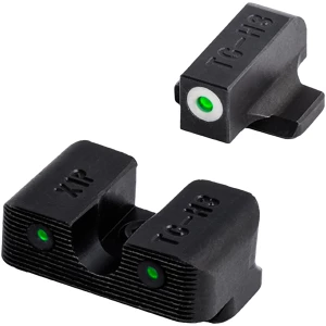 TruGlo TG231G1AC Tritium Pro  Black | Green Tritium Orange Outline Front Sight Green Tritium Rear Sight