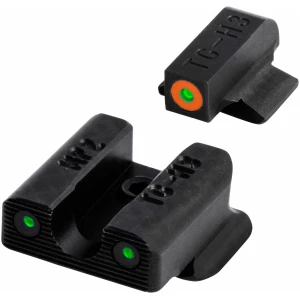 TruGlo TG231MP2C Tritium Pro  Black | Green Tritium White Outline Front Sight Green Tritium Rear Sight