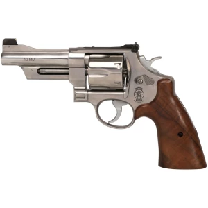 Smith & Wesson 610 Mountain Gun 10mm stainless revolver with wood grips