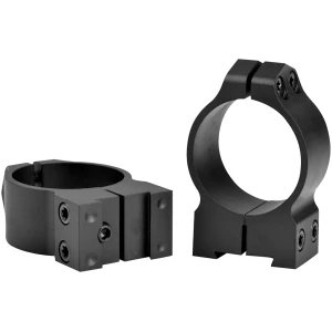 Warne Maxima 30mm Medium Steel Vertical Rings for CZ 527 16mm dovetail matte finish