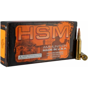 HSM Varmint .243 Win 75 gr V-Max ammunition box - 20 rounds
